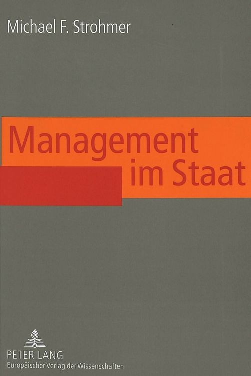 Produktbild: Management im Staat