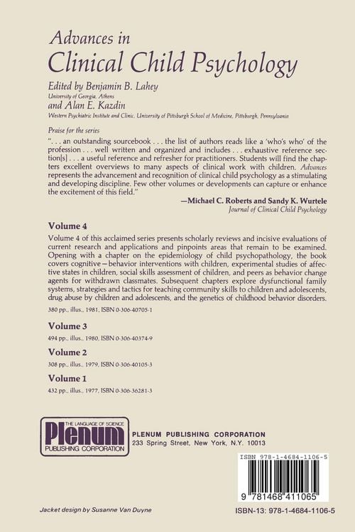 Produktbild: Clinical Behavior Therapy with Children