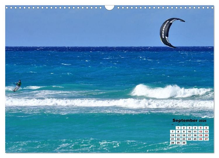 Produktbild: Tr&auml;ume in T&uuml;rkis - Bilder aus Kuba (Wandkalender 2026 DIN A3 quer), CALVENDO Monatskalender