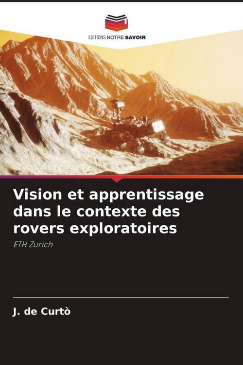 Produktbild: Vision et apprentissage dans le contexte des rovers exploratoires