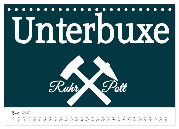 Produktbild: Ruhrpott Vokabeln (Tischkalender 2026 DIN A5 quer), CALVENDO Monatskalender