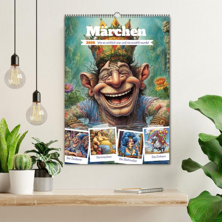 Produktbild: M&auml;rchen. Wie es wirklich war und nie erz&auml;hlt wurde! (Wandkalender 2026 DIN A2 hoch), CALVENDO Monatskalender