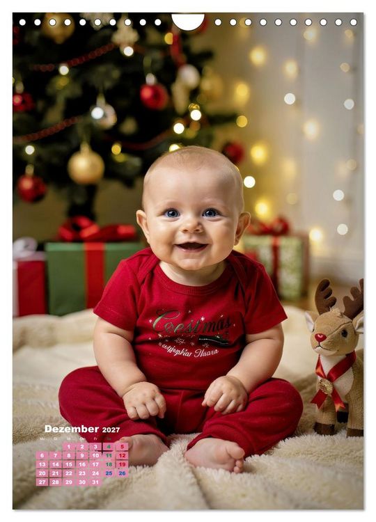 Produktbild: Gl&uuml;ckliche Babys (Wandkalender 2027 DIN A4 hoch), CALVENDO Monatskalender