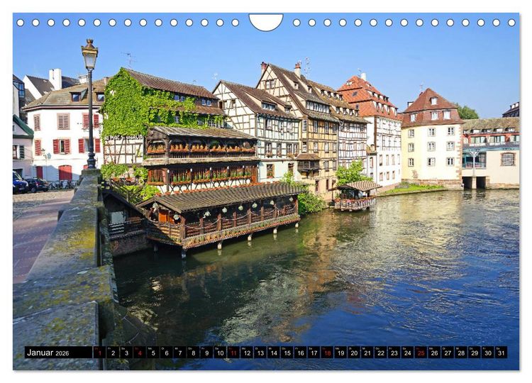 Produktbild: Sch&ouml;ne Orte in Frankreich (Wandkalender 2026 DIN A4 quer), CALVENDO Monatskalender