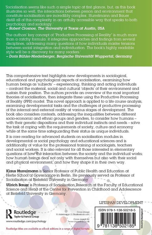Produktbild: Socialisation During the Life Course