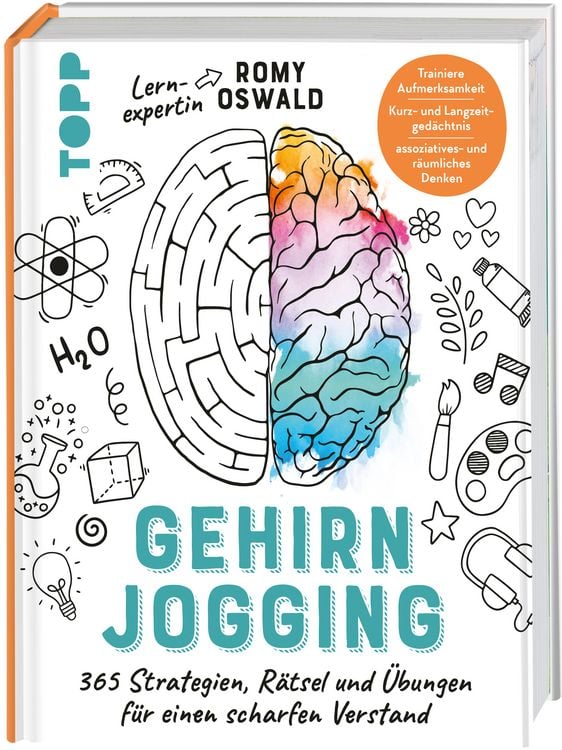 Produktbild: Gehirnjogging - 365 Strategien, R&auml;tsel und &Uuml;bungen f&uuml;r einen scharfen Verstand