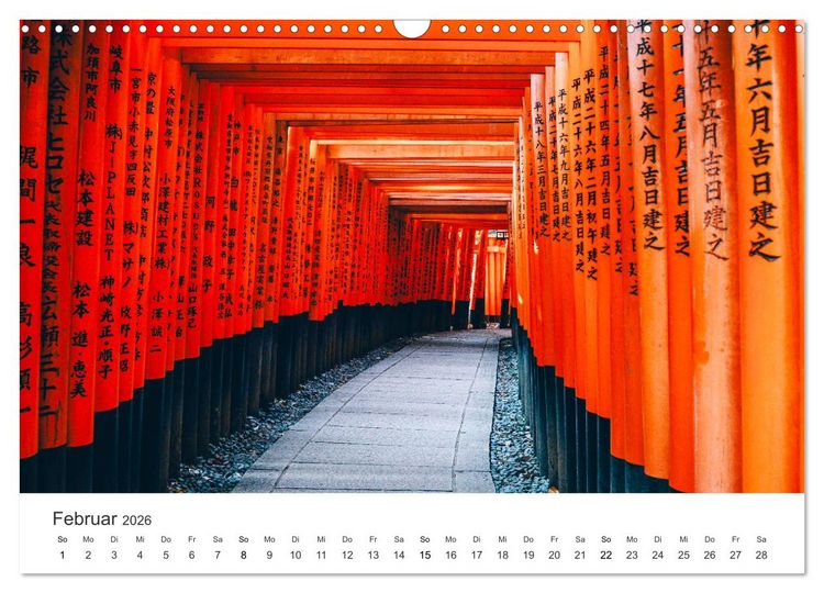Produktbild: Japan - Land der Kontraste (Wandkalender 2026 DIN A3 quer), CALVENDO Monatskalender