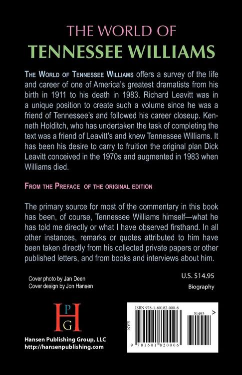 Produktbild: The World of Tennessee Williams