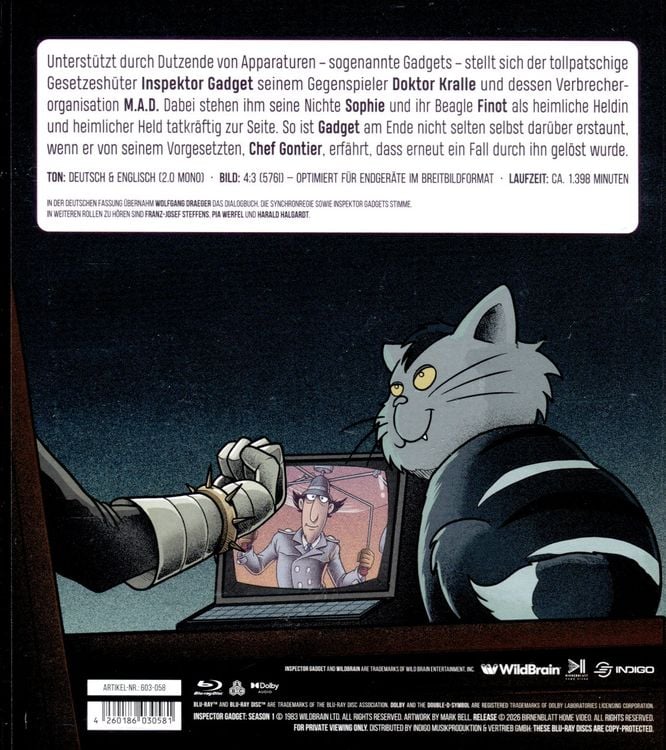 Produktbild: Inspektor Gadget Staffel 1 [2 BRs]