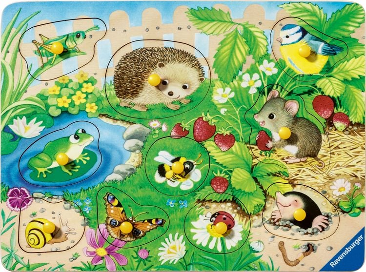 Produktbild: Kinderpuzzle 10 Teile - Meine Gartenfreunde