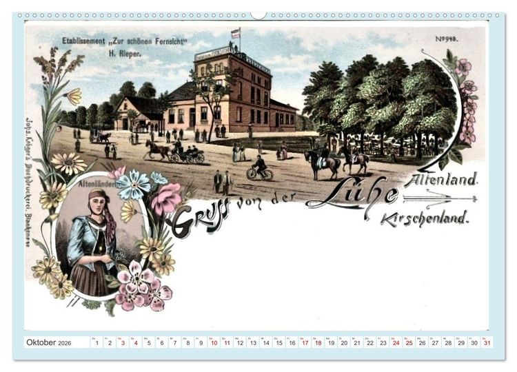 Produktbild: Gruss aus dem Altenlande (hochwertiger Premium Wandkalender 2026 DIN A2 quer), Kunstdruck in Hochglanz