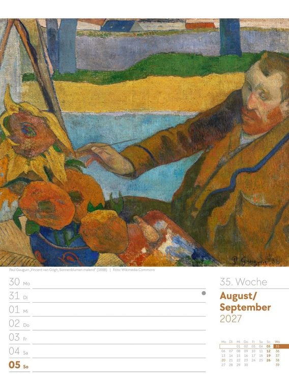 Produktbild: Kunstwelt Wochenplaner Kalender 2027 | Impressionismus und Klassische Moderne