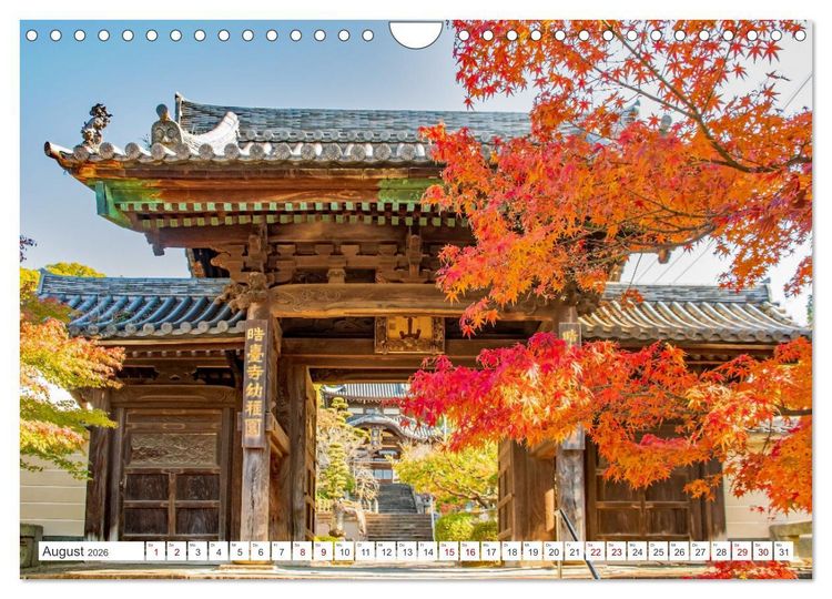 Produktbild: Herbst in Japan (Wandkalender 2026 DIN A4 quer), CALVENDO Monatskalender
