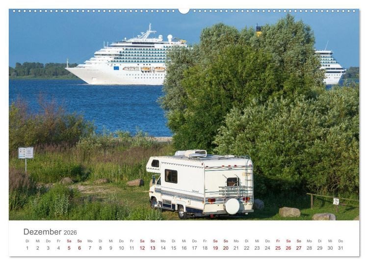 Produktbild: Abenteuer Wohnmobil - Camping, Vanlife, Roadtrips (Wandkalender 2026 DIN A2 quer), CALVENDO Monatskalender