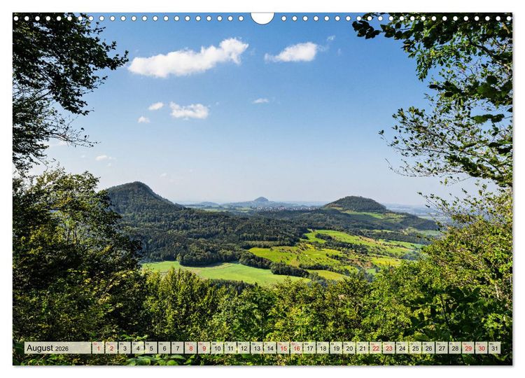 Produktbild: Wandern auf der &ouml;stlichen Schw&auml;bischen Alb (Wandkalender 2026 DIN A3 quer), CALVENDO Monatskalender
