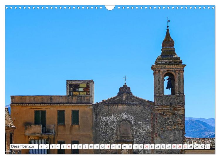 Produktbild: Sizilianische Urspr&uuml;nglichkeit Castelbuono (Wandkalender 2026 DIN A3 quer), CALVENDO Monatskalender