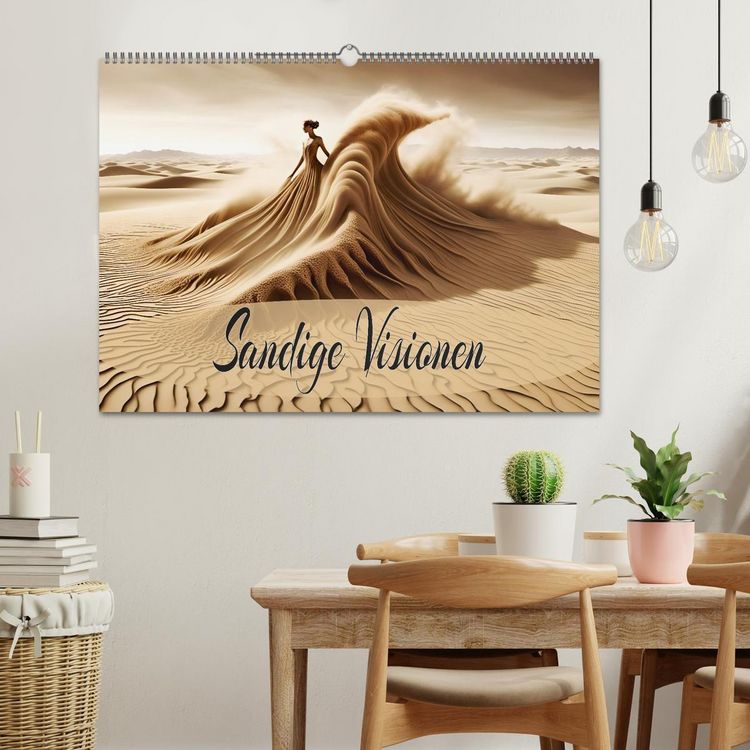 Produktbild: Sandige Visionen (Wandkalender 2026 DIN A2 quer), CALVENDO Monatskalender