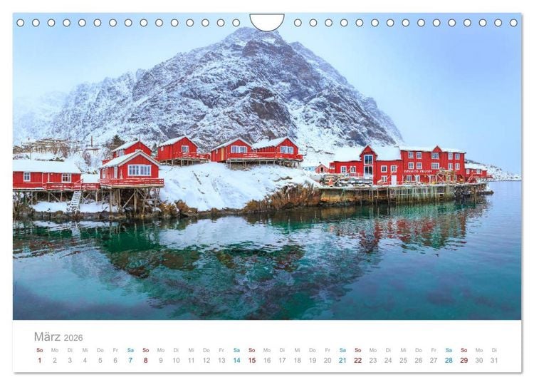 Produktbild: Norwegen - der hohe Norden (Wandkalender 2026 DIN A4 quer), CALVENDO Monatskalender