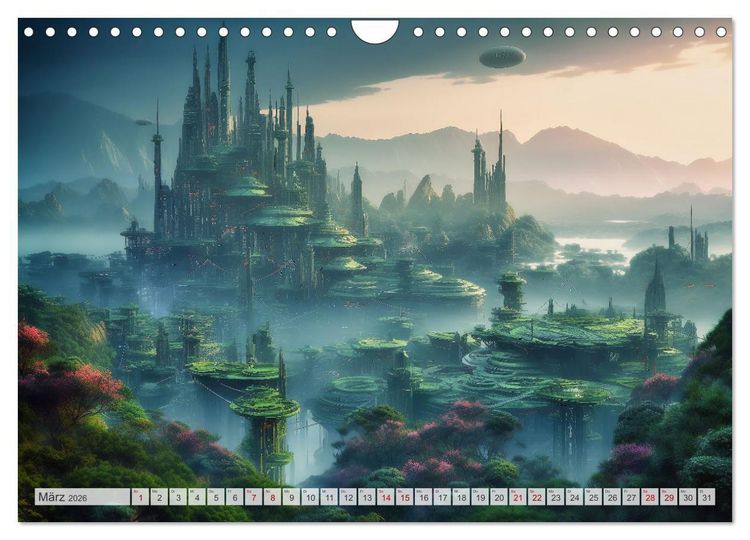 Produktbild: Gigapolis (Wandkalender 2026 DIN A4 quer), CALVENDO Monatskalender