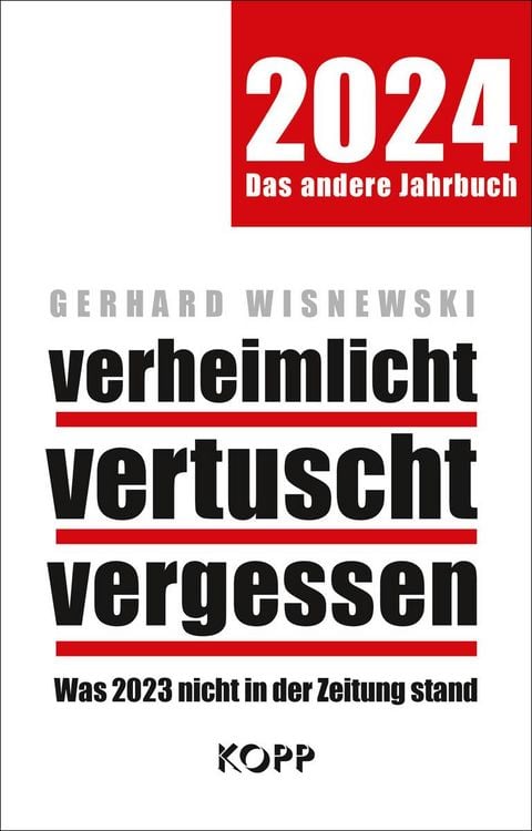 Produktbild: Verheimlicht - vertuscht - vergessen 2024