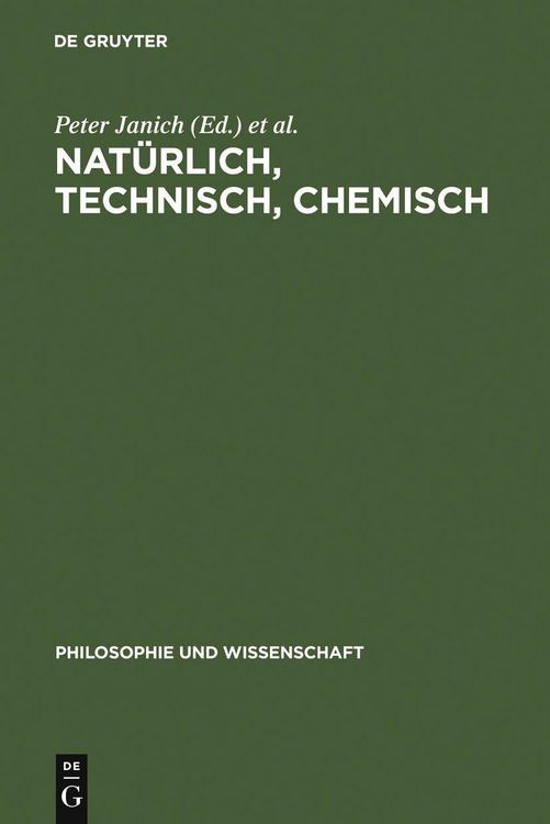 Produktbild: Nat&uuml;rlich, technisch, chemisch