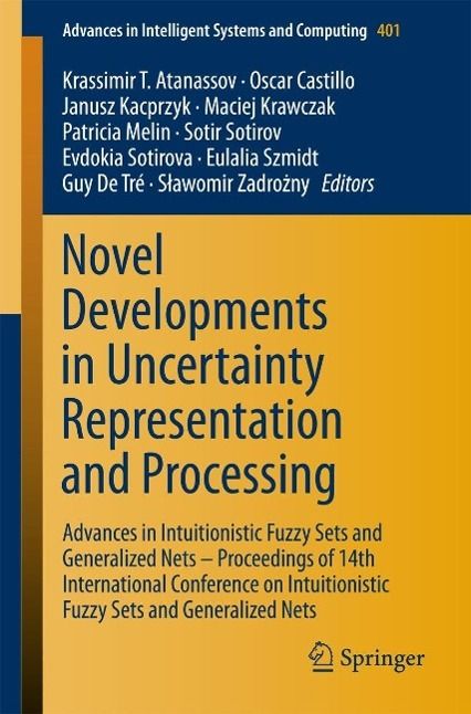 Produktbild: Novel Developments in Uncertainty Representation and Processing