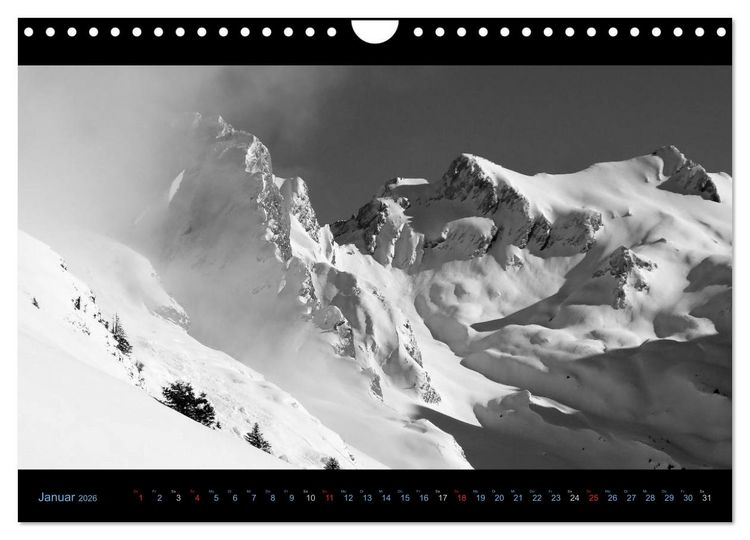 Produktbild: Region Oberstdorf - Kleinwalsertal und Nebelhorn (Wandkalender 2026 DIN A4 quer), CALVENDO Monatskalender