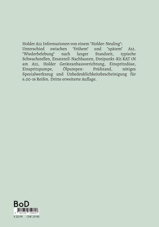 Produktbild: Holder A12 - ein Erfahrungsbericht