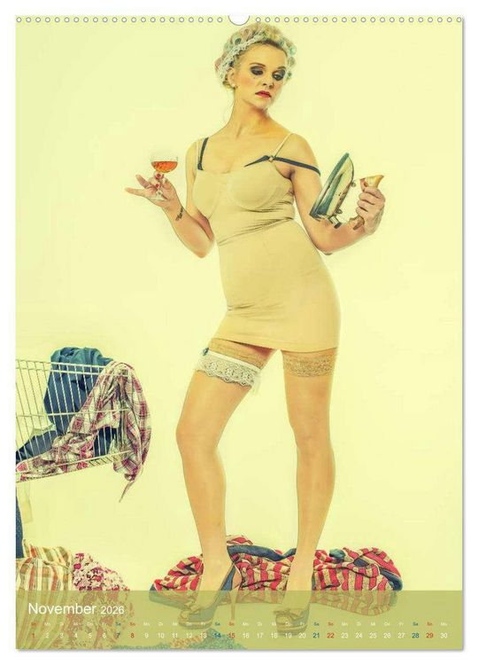 Produktbild: PinUp Girls 50er Jahre (hochwertiger Premium Wandkalender 2026 DIN A2 hoch), Kunstdruck in Hochglanz
