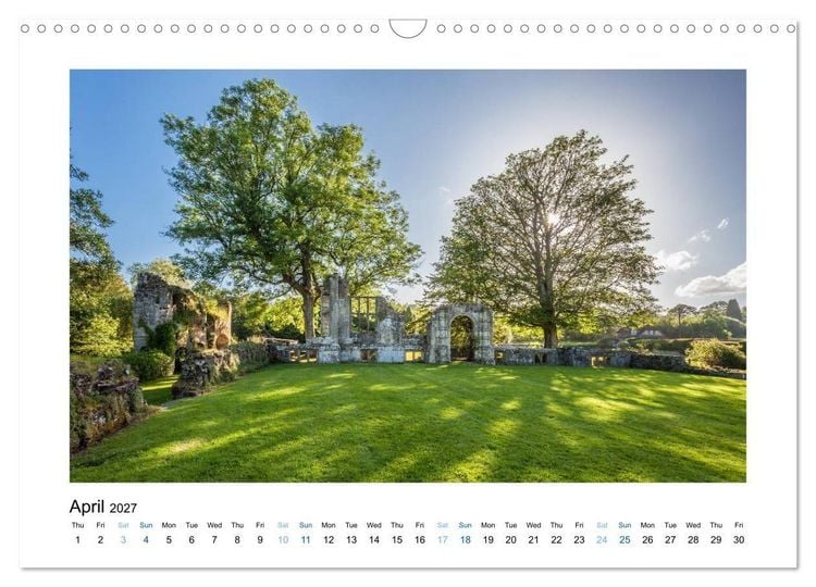 Produktbild: The Beauty of Southern England (Wall Calendar 2027 DIN A3 landscape), CALVENDO 12 Month Wall Calendar