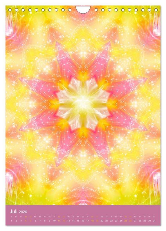 Produktbild: Lichtvolle Mandalas (Wandkalender 2026 DIN A4 hoch), CALVENDO Monatskalender