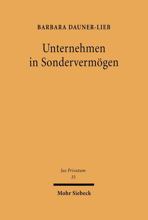 Produktbild: Unternehmen in Sonderverm&ouml;gen