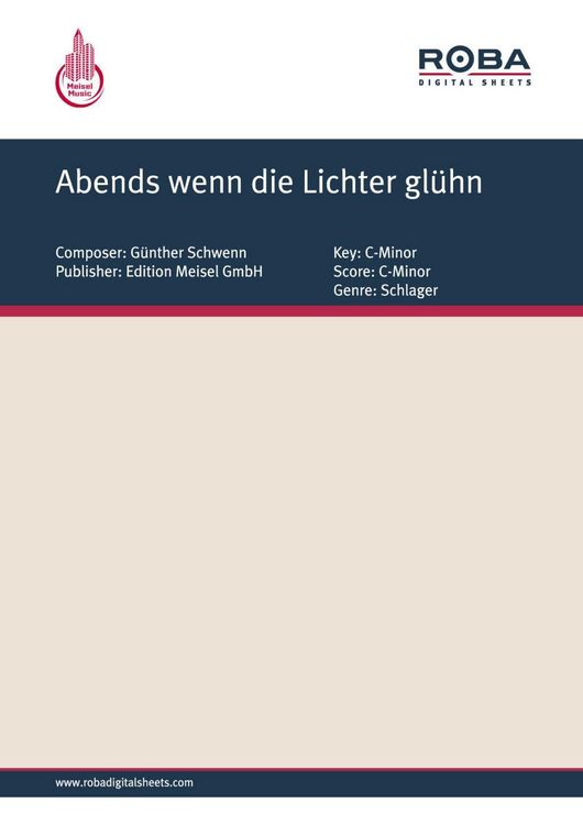 Produktbild: Abends wenn die Lichter gl&uuml;hn