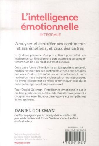 Produktbild: L'intelligence &eacute;motionnelle : Int&eacute;grale