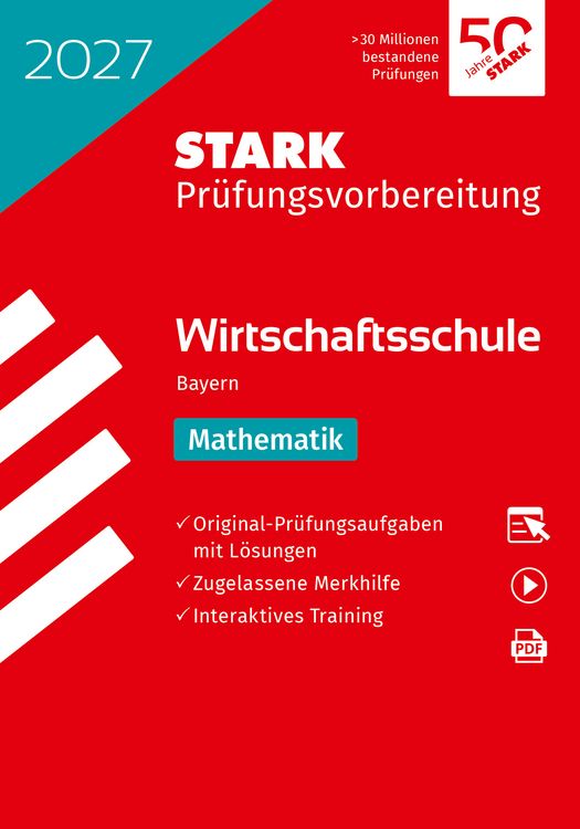Produktbild: STARK Mathematik - Wirtschaftsschule 2027 Bayern - Pr&uuml;fungsvorbereitung
