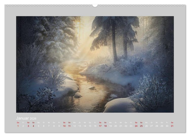 Produktbild: Wald der M&auml;rchen (hochwertiger Premium Wandkalender 2026 DIN A2 quer), Kunstdruck in Hochglanz