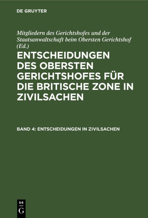Produktbild: Entscheidungen in Zivilsachen