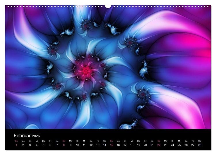 Produktbild: Neonfarben (Wandkalender 2026 DIN A2 quer), CALVENDO Monatskalender