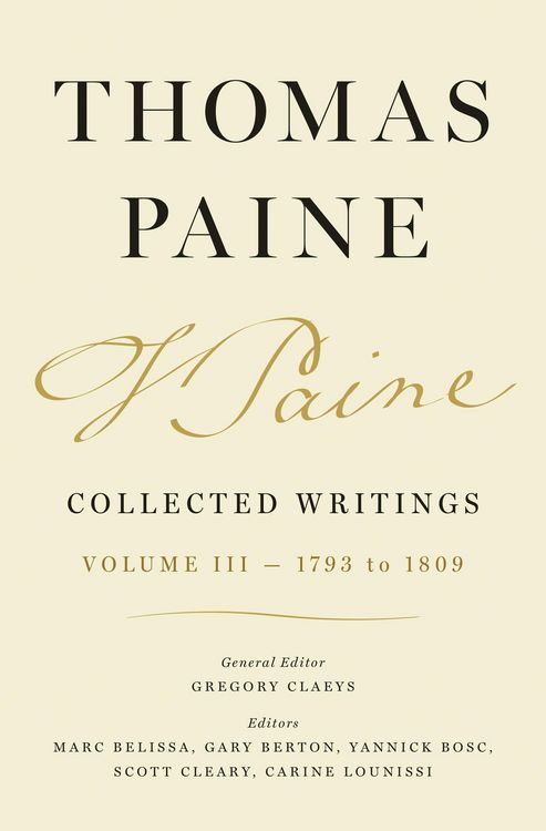 Produktbild: Thomas Paine Collected Writings, Volume 3