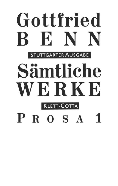 Produktbild: S&auml;mtliche Werke - Stuttgarter Ausgabe. Bd. 3 - Prosa 1 (S&auml;mtliche Werke - Stuttgarter Ausgabe, Bd. 3)