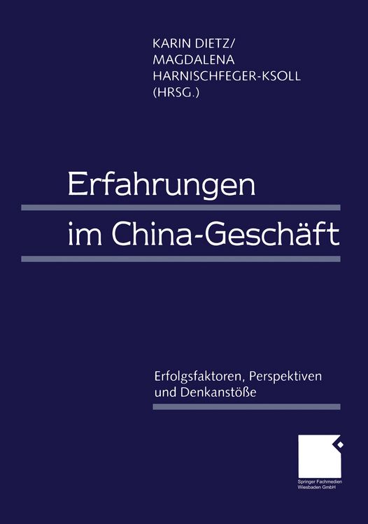 Produktbild: Erfahrungen im China-Gesch&auml;ft