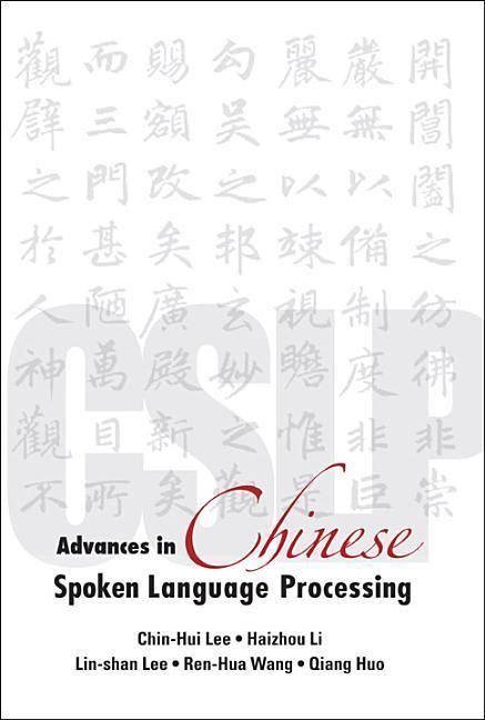 Produktbild: Advances in Chinese Spoken Language Processing