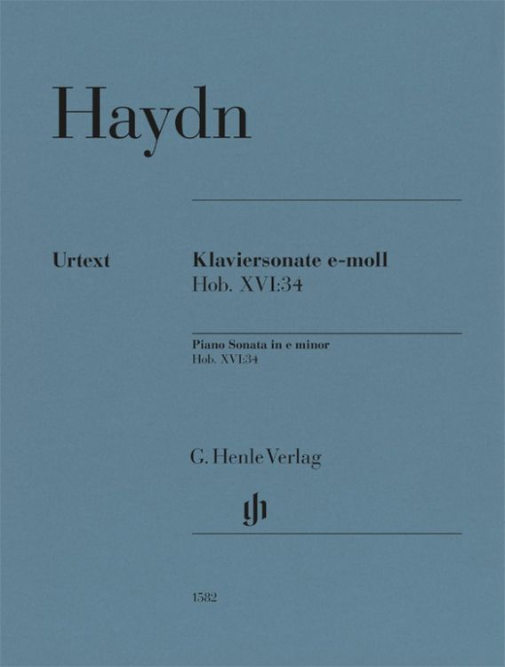 Produktbild: Joseph Haydn - Klaviersonate e-moll Hob. XVI:34