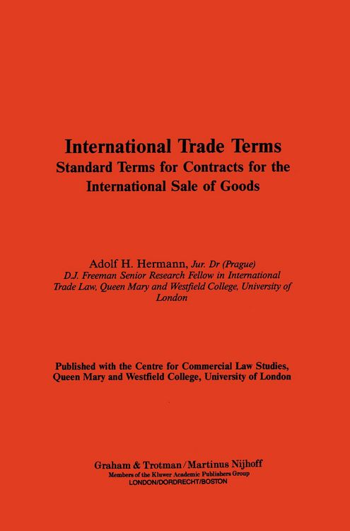 Produktbild: International Trade Terms