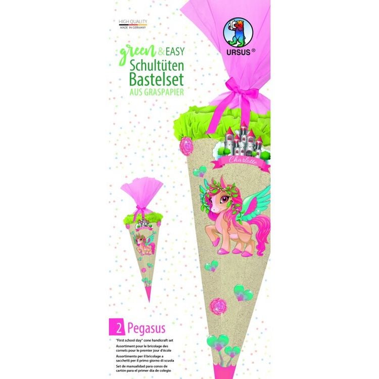 Produktbild: Schult&uuml;ten-Bastelset "Green Line - Pegasus"