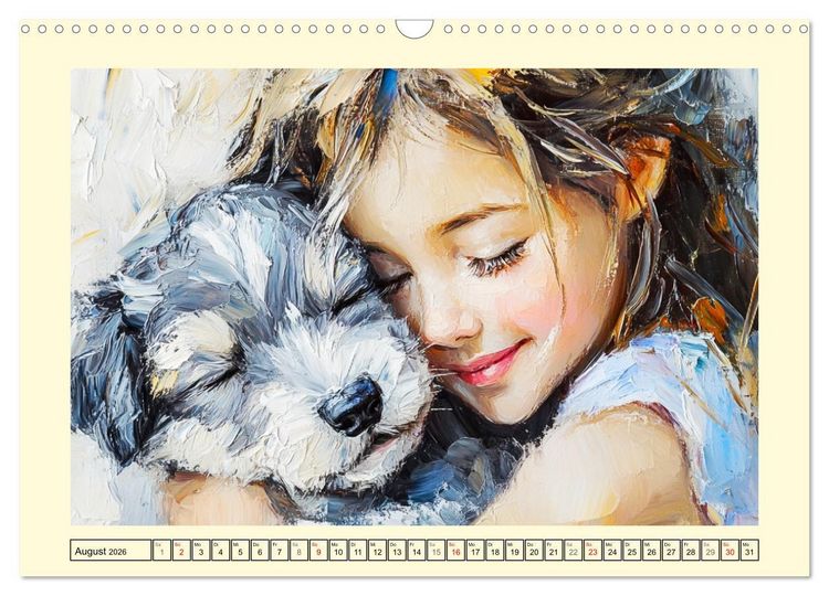 Produktbild: Mensch und Hund. Herzensverbindungen (Wandkalender 2026 DIN A3 quer), CALVENDO Monatskalender