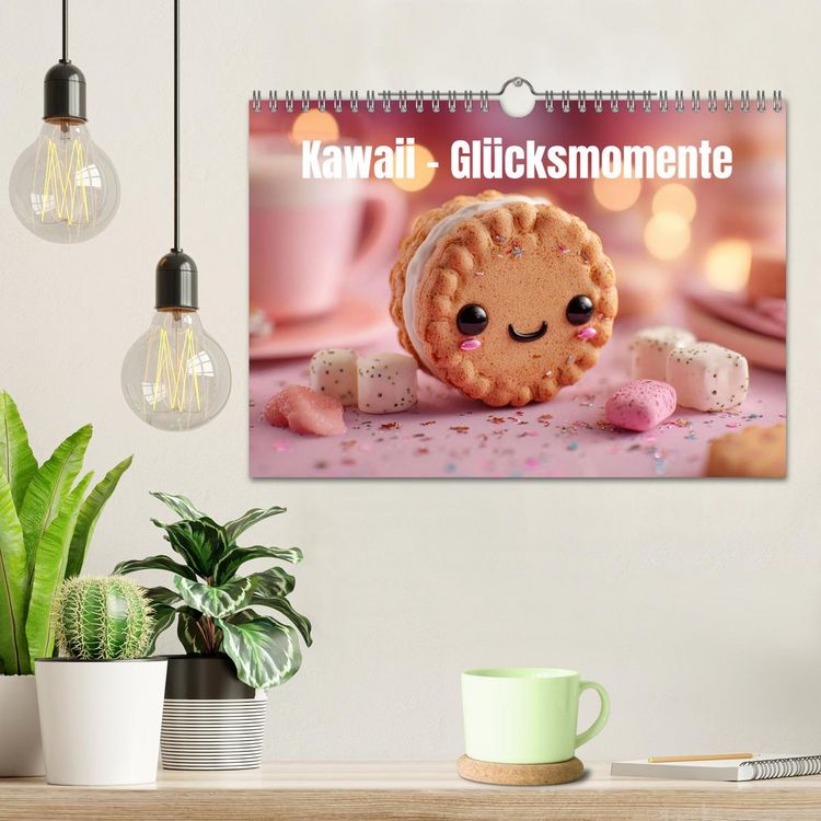 Produktbild: Kawaii-Gl&uuml;cksmomente (Wandkalender 2026 DIN A4 quer), CALVENDO Monatskalender