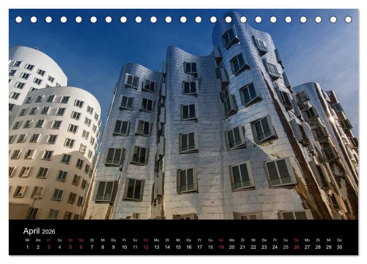Produktbild: D&uuml;sseldorf - Impressionen (Tischkalender 2026 DIN A5 quer), CALVENDO Monatskalender
