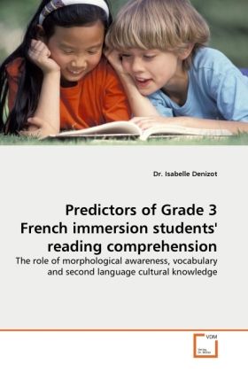 Produktbild: Denizot, D: Predictors of Grade 3 French immersion students'