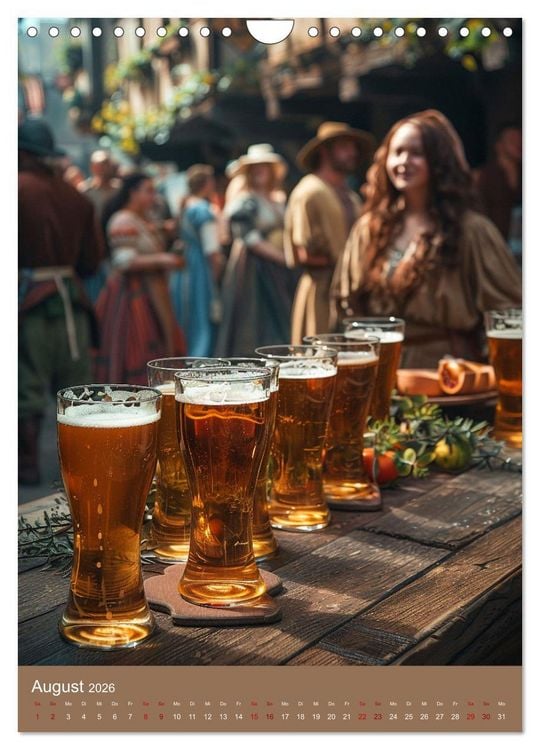 Produktbild: Bier-Liebe Von den Ahnen zu uns (Wandkalender 2026 DIN A4 hoch), CALVENDO Monatskalender